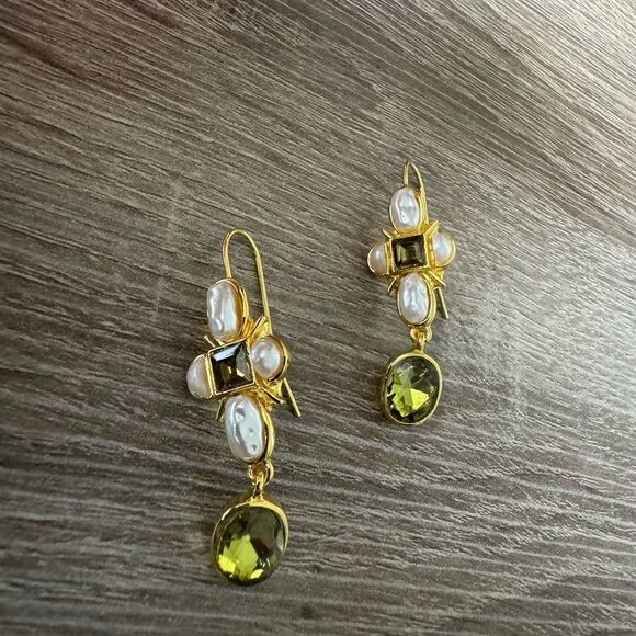 Vintage style drop earrings N318 - Picture 2 of 4